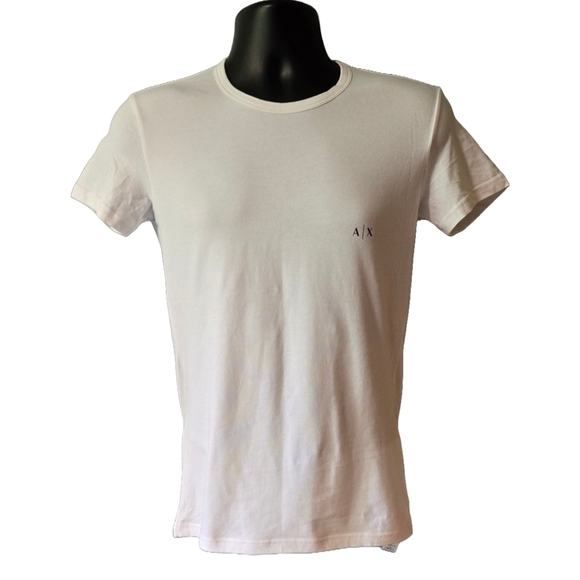 A/X Armani Exchange Men'Underwear Line Crew Neck T-Shirt Medium White EUC Luxury - Picture 1 of 8